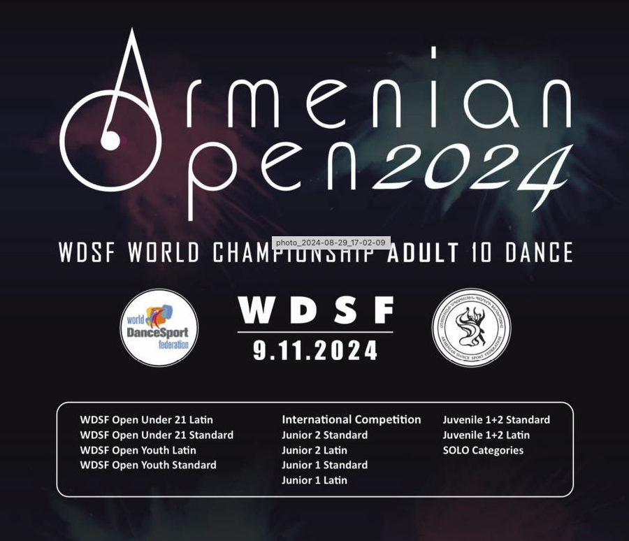 WDSF World Championship 10 danceArmenia  2024